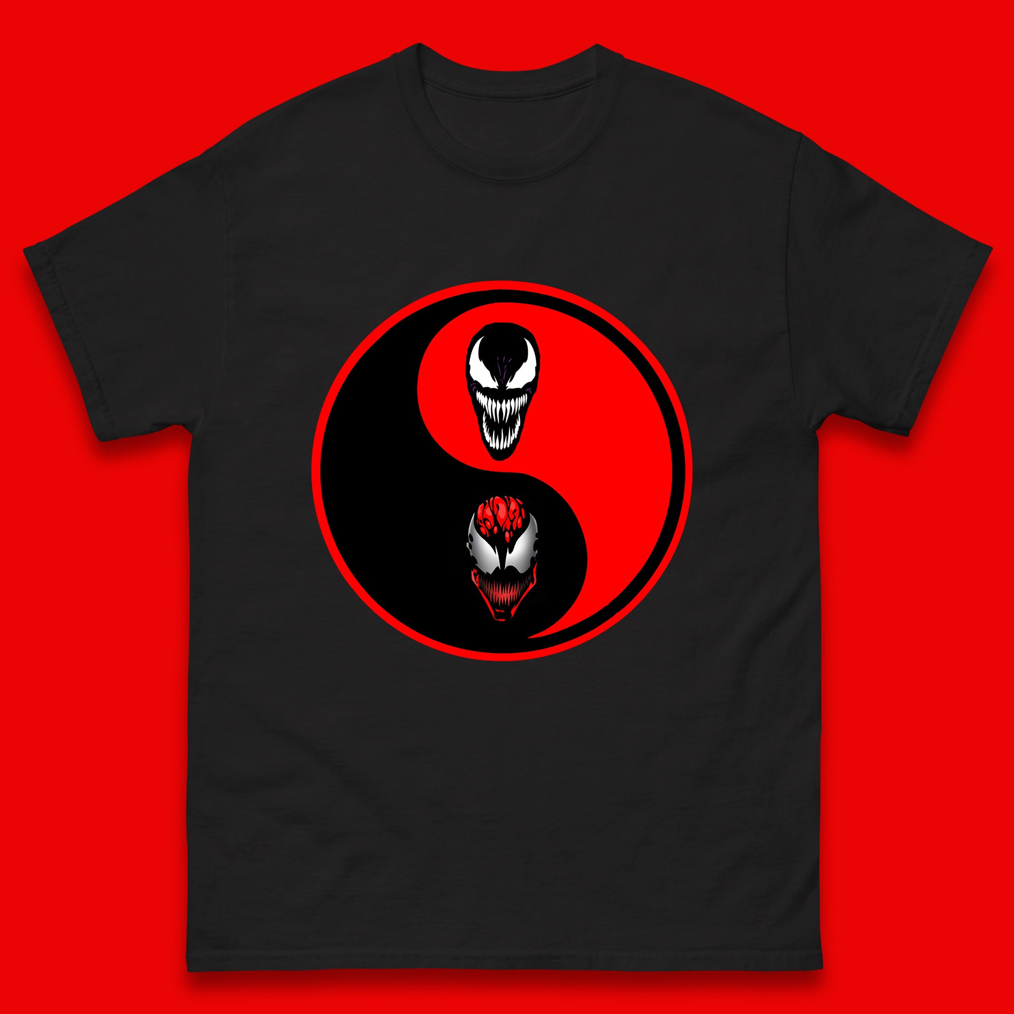 Marvel Comics Carnage And Venom Fictional Movie Character Anime Yin Yang Spoof Mens Tee Top XL
Marvel Comics Carnage And Venom Fictional Movie Character Anime Yin Yang Spoof Mens Tee Top XL
