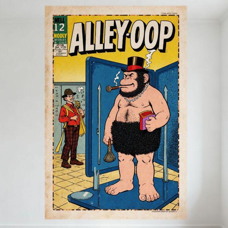 Vintage Alley Oop Comic #12 Metal Sign, Anthropomorphic Gorilla & Character Tin Wall Decor for Bar Pub Home, 15¢ Retro Aged Art 20x30cm(7.8x11.8inch)
Vintage Alley Oop Comic #12 Metal Sign, Anthropomorphic Gorilla & Character Tin Wall Decor for Bar Pub Home, 15¢ Retro Aged Art 20x30cm(7.8x11.8inch)