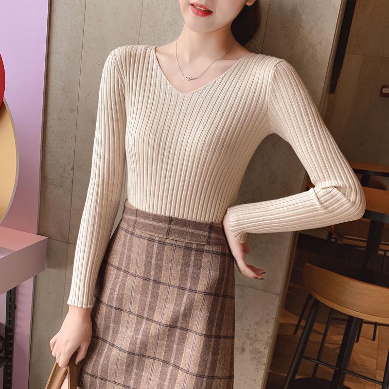 Свитер женский топ пуловер с v-образным вырезом повседневное вязание теплый свитер
Свитер женский топ пуловер с v-образным вырезом повседневное вязание теплый свитер