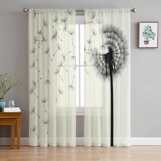 Черный одуванчик, семена растений, белые прозрачные шторы для девочек, детей, спальни, кухни, оконные шторы, занавеска, украшение дома 135W x 114H(cm)
Черный одуванчик, семена растений, белые прозрачные шторы для девочек, детей, спальни, кухни, оконные шторы, занавеска, украшение дома 135W x 114H(cm)