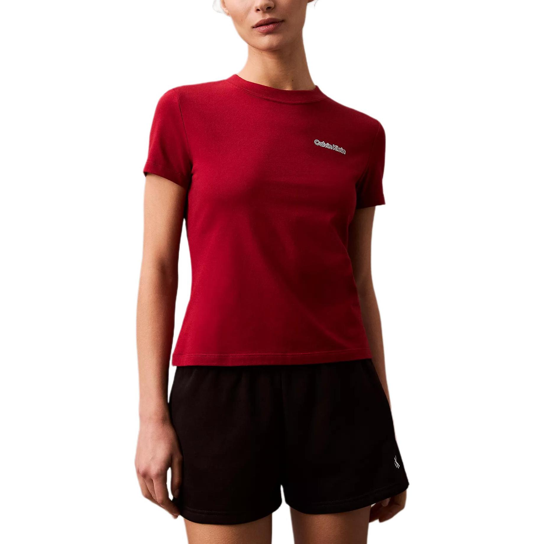 Calvin Klein Slim Fit Soft Comfortable Round Neck Short Sleeve T-Shirt Women tops Red 40WL934-600 M
Calvin Klein Slim Fit Soft Comfortable Round Neck Short Sleeve T-Shirt Women tops Red 40WL934-600 M
