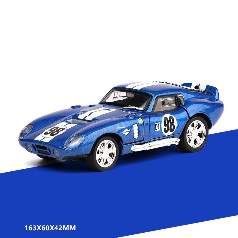 1:32 1965 Ford Shelby Cobra Daytona Coupe Alloy Metal Diecast Model Car High Simulation Vehicle Home Trendy Ornament Desktop Toy синий
1:32 1965 Ford Shelby Cobra Daytona Coupe Alloy Metal Diecast Model Car High Simulation Vehicle Home Trendy Ornament Desktop Toy синий