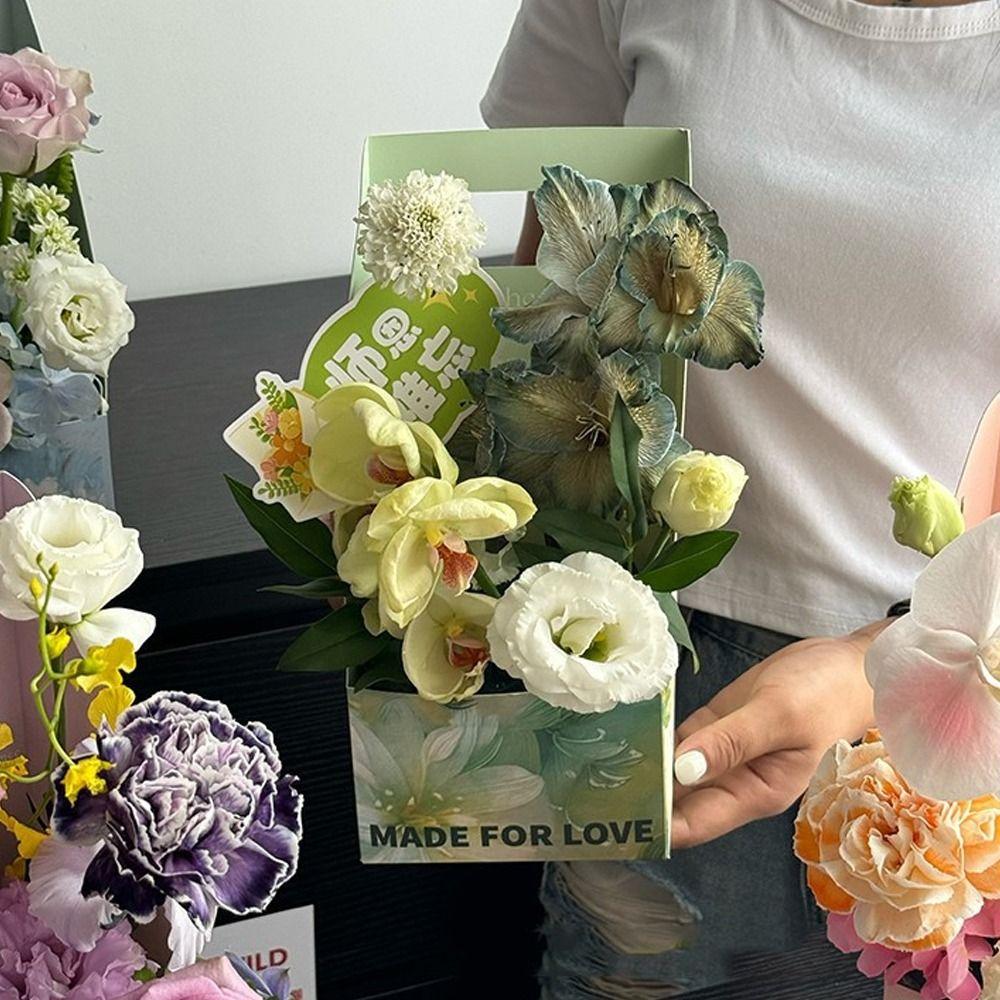Romantic Flower Arrangement Box Portable Gift Packaging Boxes Bouquet Wrapping Box Teacher s Day фіолетовий
Romantic Flower Arrangement Box Portable Gift Packaging Boxes Bouquet Wrapping Box Teacher s Day фіолетовий