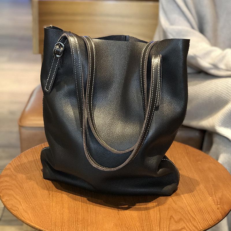 Johnature Korean Casual Tote Women Big Bag Genuine Leather Large Capacity Handbag Simple Solid Color Soft Cowhide Shoulder Bags кавовий
Johnature Korean Casual Tote Women Big Bag Genuine Leather Large Capacity Handbag Simple Solid Color Soft Cowhide Shoulder Bags кавовий