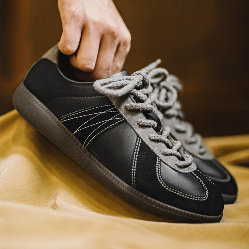 Maden New Vintage Black Color-Block Training Shoes Men s Spring Low-Top Lace-Up Sneakers Casual Versatile Sporty Board Shoes 38 чёрный
Maden New Vintage Black Color-Block Training Shoes Men s Spring Low-Top Lace-Up Sneakers Casual Versatile Sporty Board Shoes 38 чёрный