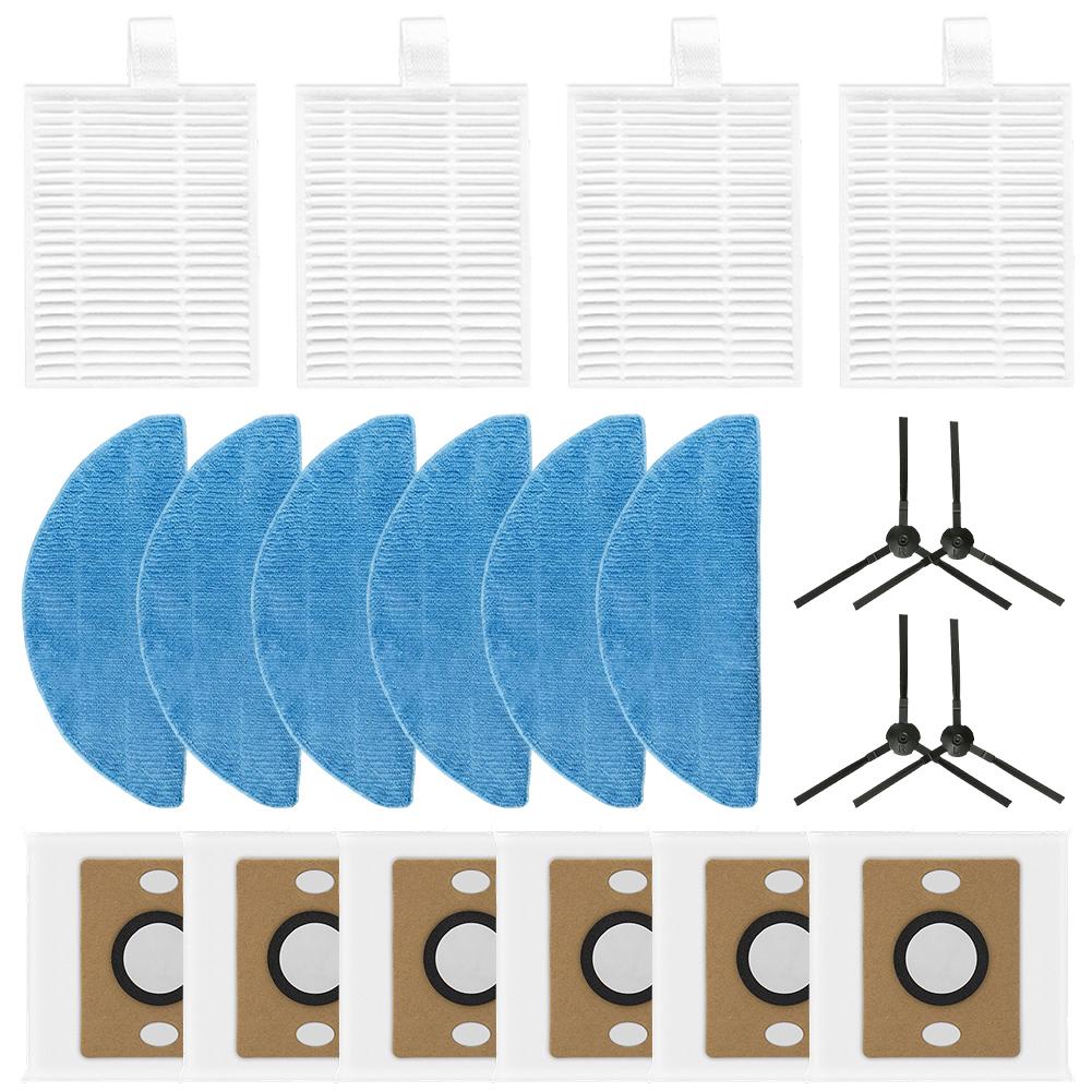 4 Filters 6 Mop Cloths 6 Dust Bags 4 Side Brushes All Compatible with For ILIFE A30 Pro Robot Vacuum and Mop Models China Mainland
4 Filters 6 Mop Cloths 6 Dust Bags 4 Side Brushes All Compatible with For ILIFE A30 Pro Robot Vacuum and Mop Models China Mainland