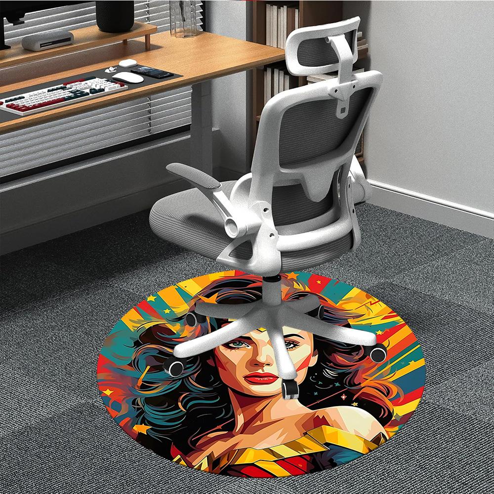 1pc Wonder Woman, Superhero Chair Carpet for Office Non-Slip, Indoor Non-Slip Washable Carpet, Non-Shedding Mat For Office yy251030075 80cm by 80cm
1pc Wonder Woman, Superhero Chair Carpet for Office Non-Slip, Indoor Non-Slip Washable Carpet, Non-Shedding Mat For Office yy251030075 80cm by 80cm