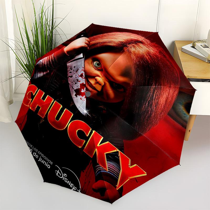 1pc Chucky Disney+ Poster Umbrella with Plastic Handle,Suitable for All Seasons Home Travel Outdoor UmbrellaFP014
1pc Chucky Disney+ Poster Umbrella with Plastic Handle,Suitable for All Seasons Home Travel Outdoor UmbrellaFP014