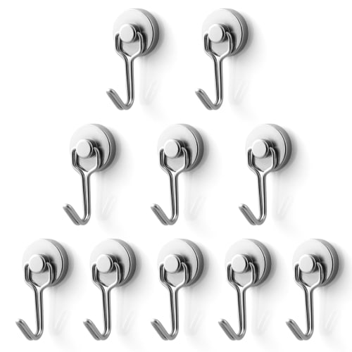 BTLIN Magnetic Hooks, Strong Neodymium Magnets, 20mm Diameter, Maximum Load Capacity 15kg, Suitable for Kitchens, Refrigerators, and Offices, Pack of
BTLIN Magnetic Hooks, Strong Neodymium Magnets, 20mm Diameter, Maximum Load Capacity 15kg, Suitable for Kitchens, Refrigerators, and Offices, Pack of