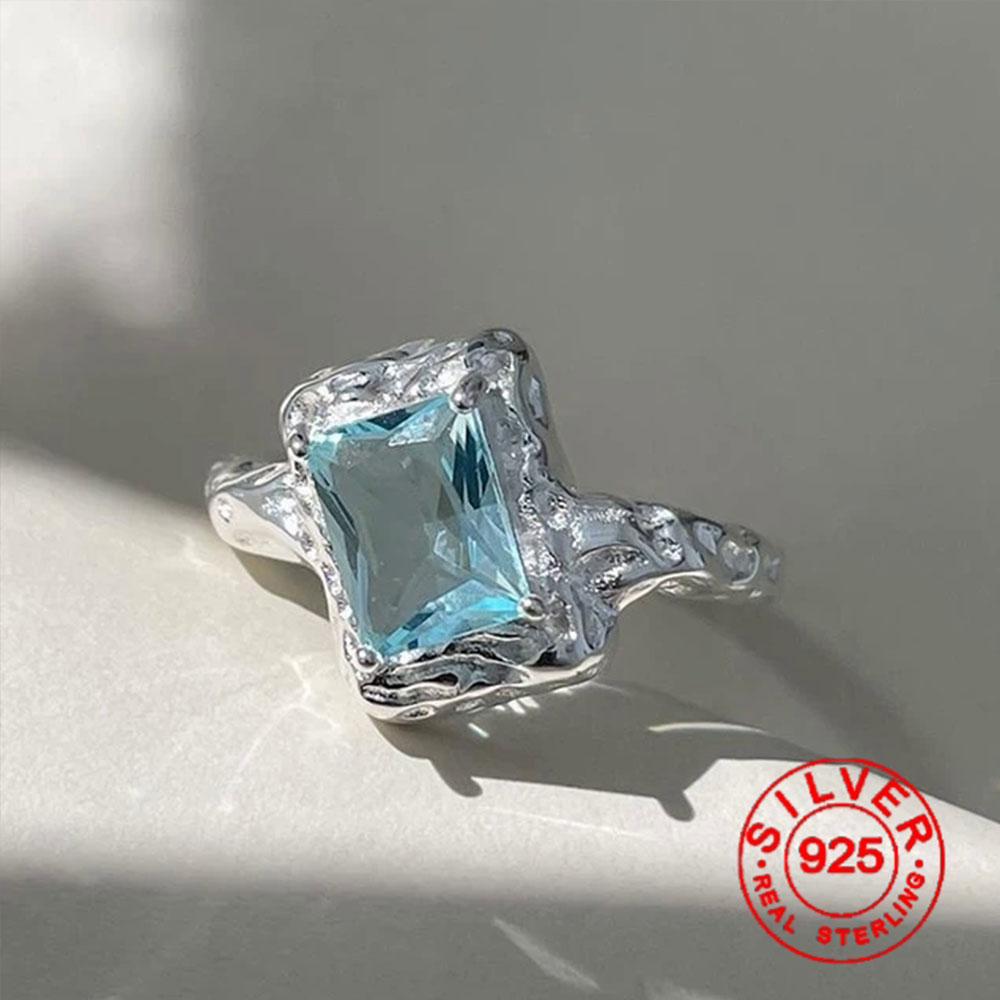 BF CLUB Silver Color Blue Stone Rings For Women Counple Wedding Engagement Silver Women s Vintage Ring Fine Jewelry
BF CLUB Silver Color Blue Stone Rings For Women Counple Wedding Engagement Silver Women s Vintage Ring Fine Jewelry