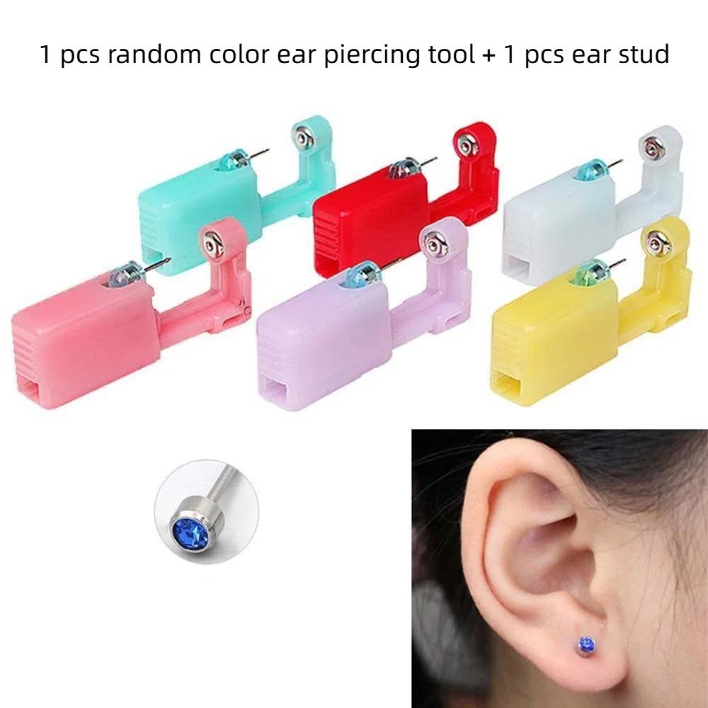 Tragus Nose No Pain Earring Piercer Machine Disposable Nose Ear Piercing Tool Steel Helix Piercing 1Pc Tool And 1Pc Ear Stud-08
Tragus Nose No Pain Earring Piercer Machine Disposable Nose Ear Piercing Tool Steel Helix Piercing 1Pc Tool And 1Pc Ear Stud-08
