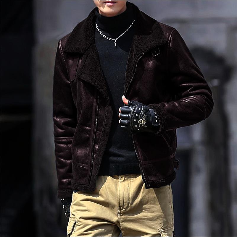 Men s Fur-Lined Lamb Wool Suede Jacket - Thickened Winter Style Small кавовий
Men s Fur-Lined Lamb Wool Suede Jacket - Thickened Winter Style Small кавовий