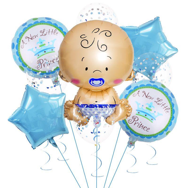 Набір повітряних куль для теми Baby Shower, прикраси для теми першого дня народження дитини Blue confetti
Набір повітряних куль для теми Baby Shower, прикраси для теми першого дня народження дитини Blue confetti