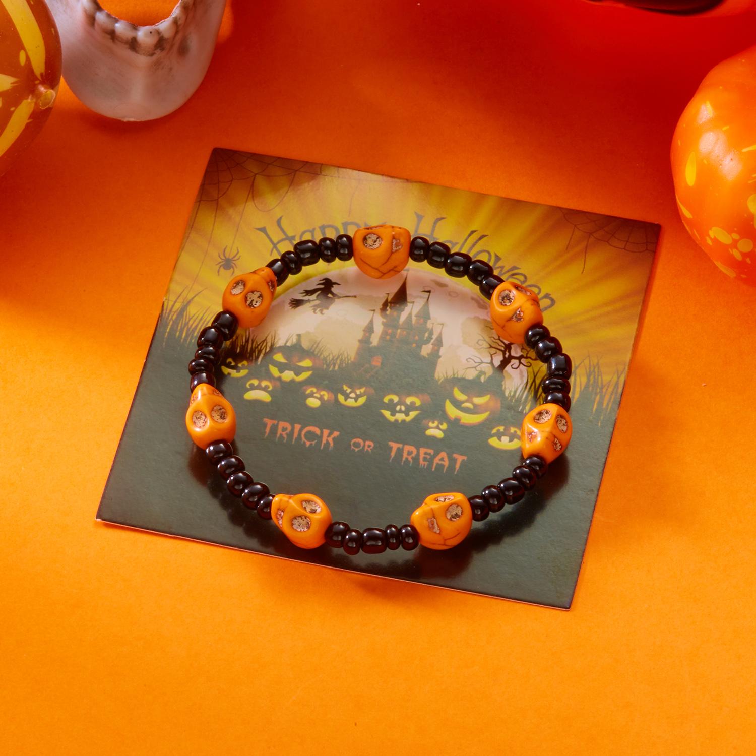 Halloween Colorful Rice Beads Skull Skeleton Bracelets For Women Men Handmade Skull Beaded Bangles Hip Hop Punk Festival Jewelry
Halloween Colorful Rice Beads Skull Skeleton Bracelets For Women Men Handmade Skull Beaded Bangles Hip Hop Punk Festival Jewelry