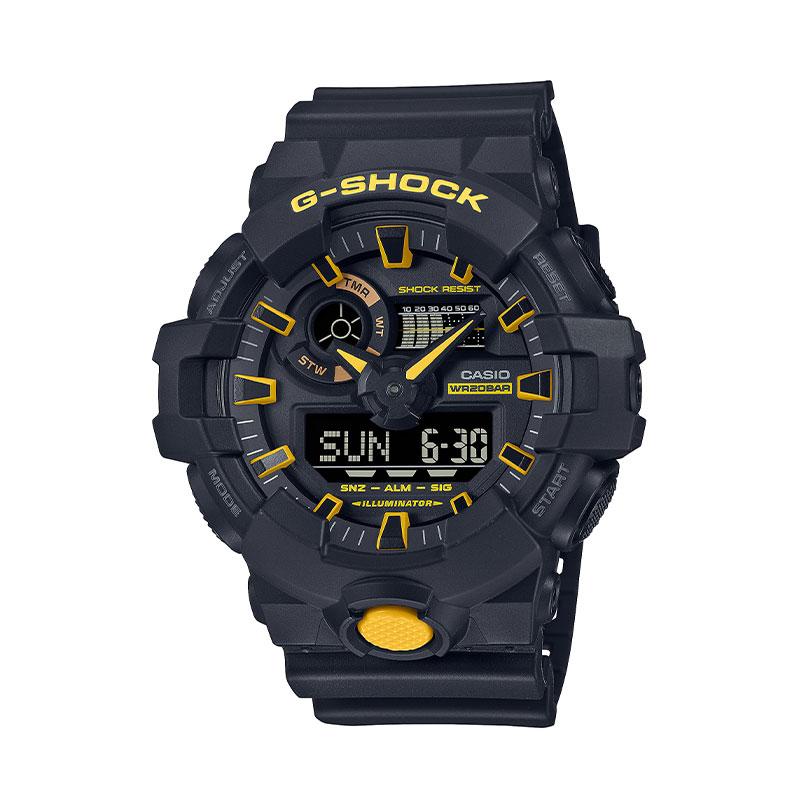 CASIO Men Liquid Crystal/Analog Dual Display Series Black Watch GA-700CY-1APR GA-700CY-1APR Black Dial
CASIO Men Liquid Crystal/Analog Dual Display Series Black Watch GA-700CY-1APR GA-700CY-1APR Black Dial