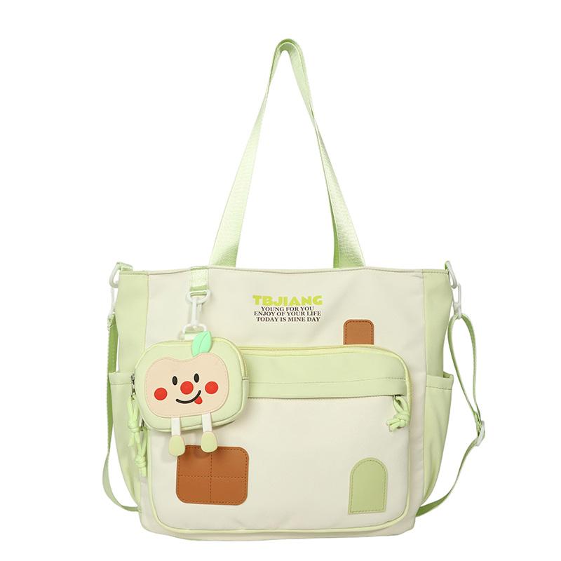 Сумка кроссбоди женская в стиле колледжа большой вместимости, студенческая сумка для занятий, сумка на плечо для поездок зелёный
Сумка кроссбоди женская в стиле колледжа большой вместимости, студенческая сумка для занятий, сумка на плечо для поездок зелёный