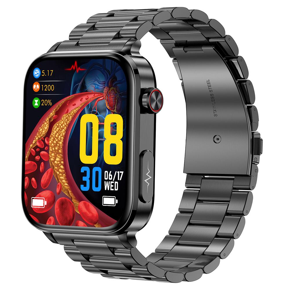 TK15 1.96 ECG Bluetooth Call Smart Bracelet Pedometer Sports Watch with Heart Rate Temperature Monitoring, Steel Strap
TK15 1.96 ECG Bluetooth Call Smart Bracelet Pedometer Sports Watch with Heart Rate Temperature Monitoring, Steel Strap