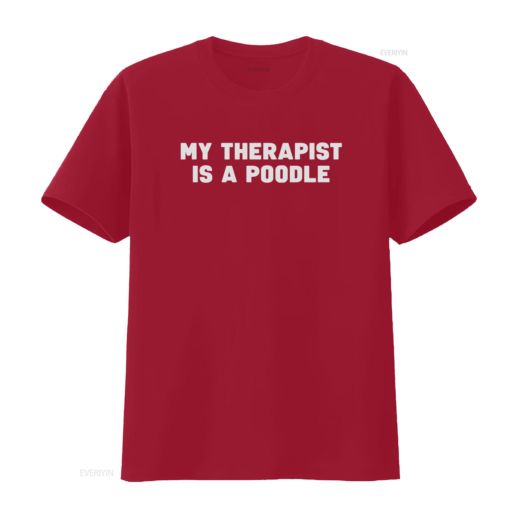 My Therapist Is A Poodle T Shirt Funny Dog Lover vintage Washed Stylish graphic fashion Casual designer clothes Breathable S
My Therapist Is A Poodle T Shirt Funny Dog Lover vintage Washed Stylish graphic fashion Casual designer clothes Breathable S