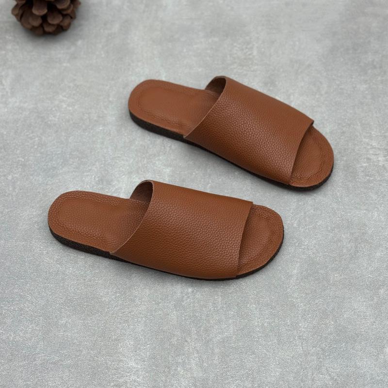 Johnature Retro Genuine Leather Flat Slippers Leisure Versatile Peep Toe Soft Sole Women s Outdoor Slides 42 коричневий
Johnature Retro Genuine Leather Flat Slippers Leisure Versatile Peep Toe Soft Sole Women s Outdoor Slides 42 коричневий