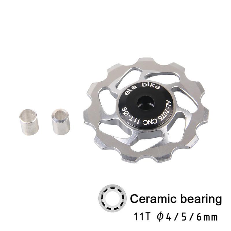 Задня направляюте спорядження трансмісії гірського дорожнього велосипеда срібний
Задня направляюте спорядження трансмісії гірського дорожнього велосипеда срібний