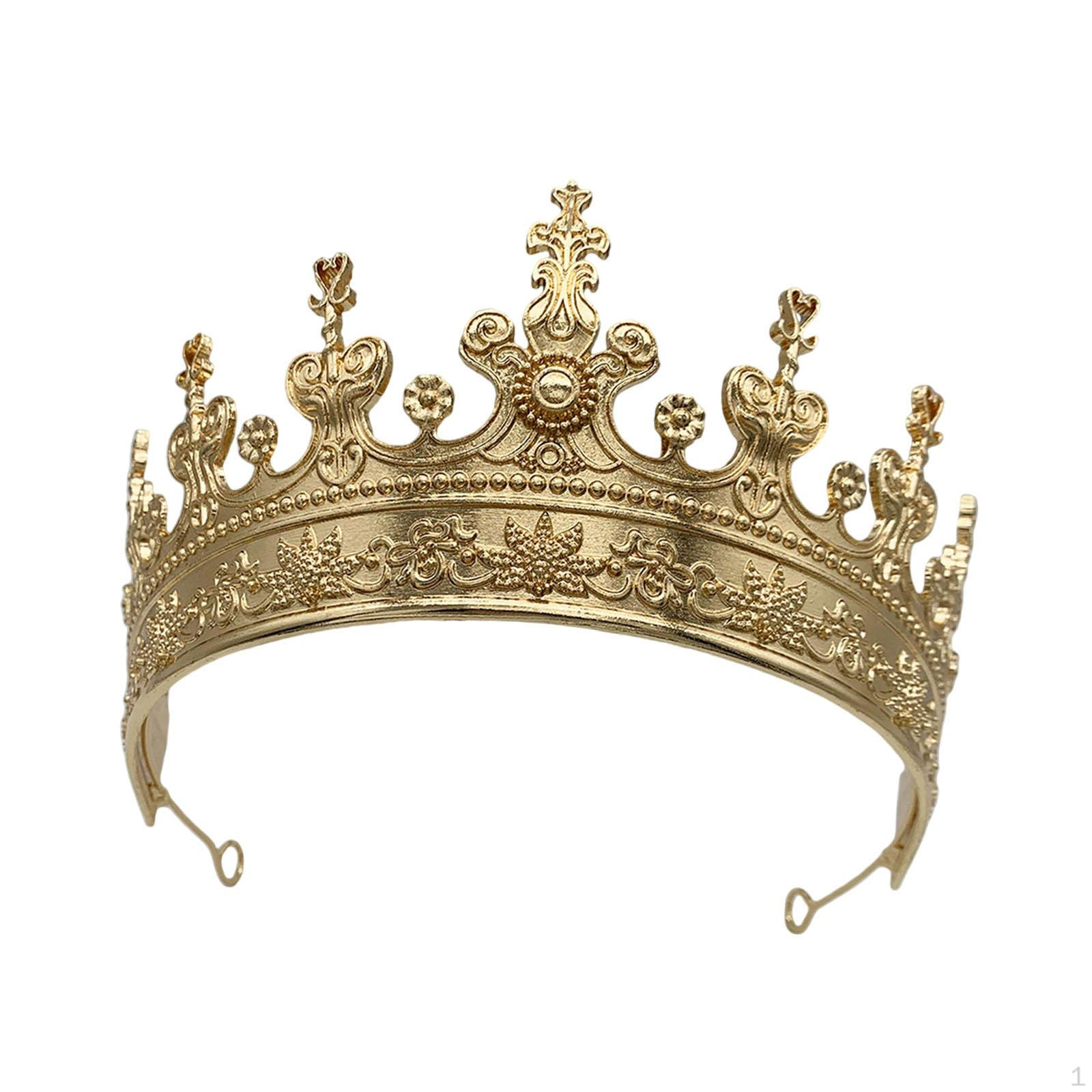 Tiara, Comfortable to Wear, Metal Cosplay Headdress, Medieval Crown for Vikings, Anniversary, Gold
Tiara, Comfortable to Wear, Metal Cosplay Headdress, Medieval Crown for Vikings, Anniversary, Gold