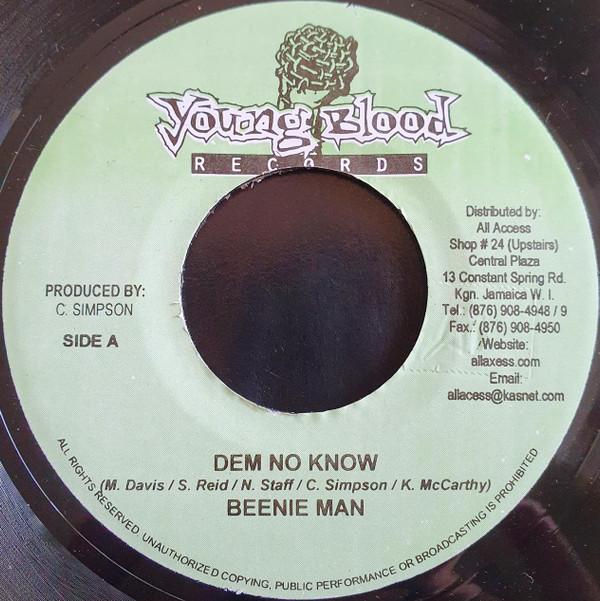 7inch Record BEENIE MAN / MR. G & PINCHERS - Dem No Know / Go Down NONE Young Blood Rec 2008 Jamaica Reggae, Ska & Dub Used
7inch Record BEENIE MAN / MR. G & PINCHERS - Dem No Know / Go Down NONE Young Blood Rec 2008 Jamaica Reggae, Ska & Dub Used