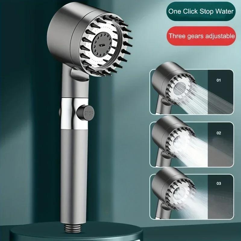 Shower Head Pressure Shower Head with Filter- Water Purification for Home & Travel,Easy Install,Ideal for Camping, Backyard
Shower Head Pressure Shower Head with Filter- Water Purification for Home & Travel,Easy Install,Ideal for Camping, Backyard