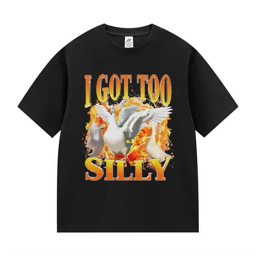 Funny Meme Shirt I Got Too Silly Goose Top Retro Animal Tshirt Unisex Women Casual ONeck Short Sleeve T Shirts Fashion Streetwear 4XL
Funny Meme Shirt I Got Too Silly Goose Top Retro Animal Tshirt Unisex Women Casual ONeck Short Sleeve T Shirts Fashion Streetwear 4XL