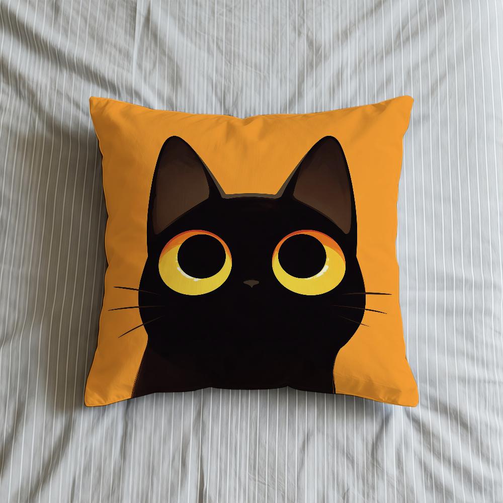 Cushion Cover Soft Case Cat For Sofa Cartoon Living Room Home Comfortable Office Cute Decor Protective Pillow Black Covers 30cmx30cm
Cushion Cover Soft Case Cat For Sofa Cartoon Living Room Home Comfortable Office Cute Decor Protective Pillow Black Covers 30cmx30cm
