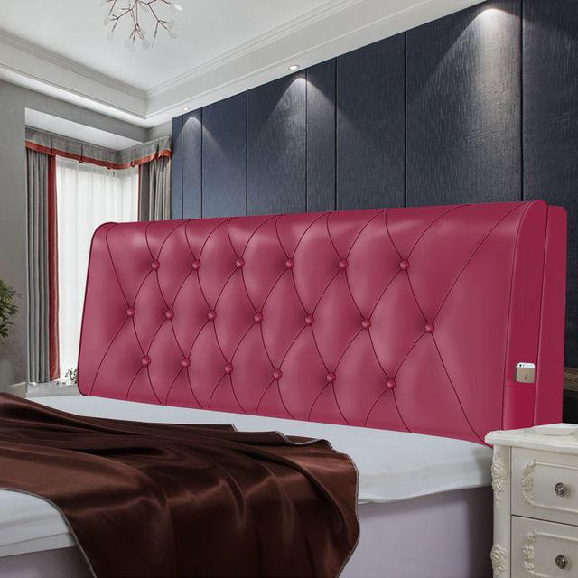 Кожаный чехол на изголовье кровати King Size, индивидуальный высокоэластичный наполнитель, подушка для изголовья, моющийся тканевый чехол на голову кровати 100x58x10cm розы красного
Кожаный чехол на изголовье кровати King Size, индивидуальный высокоэластичный наполнитель, подушка для изголовья, моющийся тканевый чехол на голову кровати 100x58x10cm розы красного