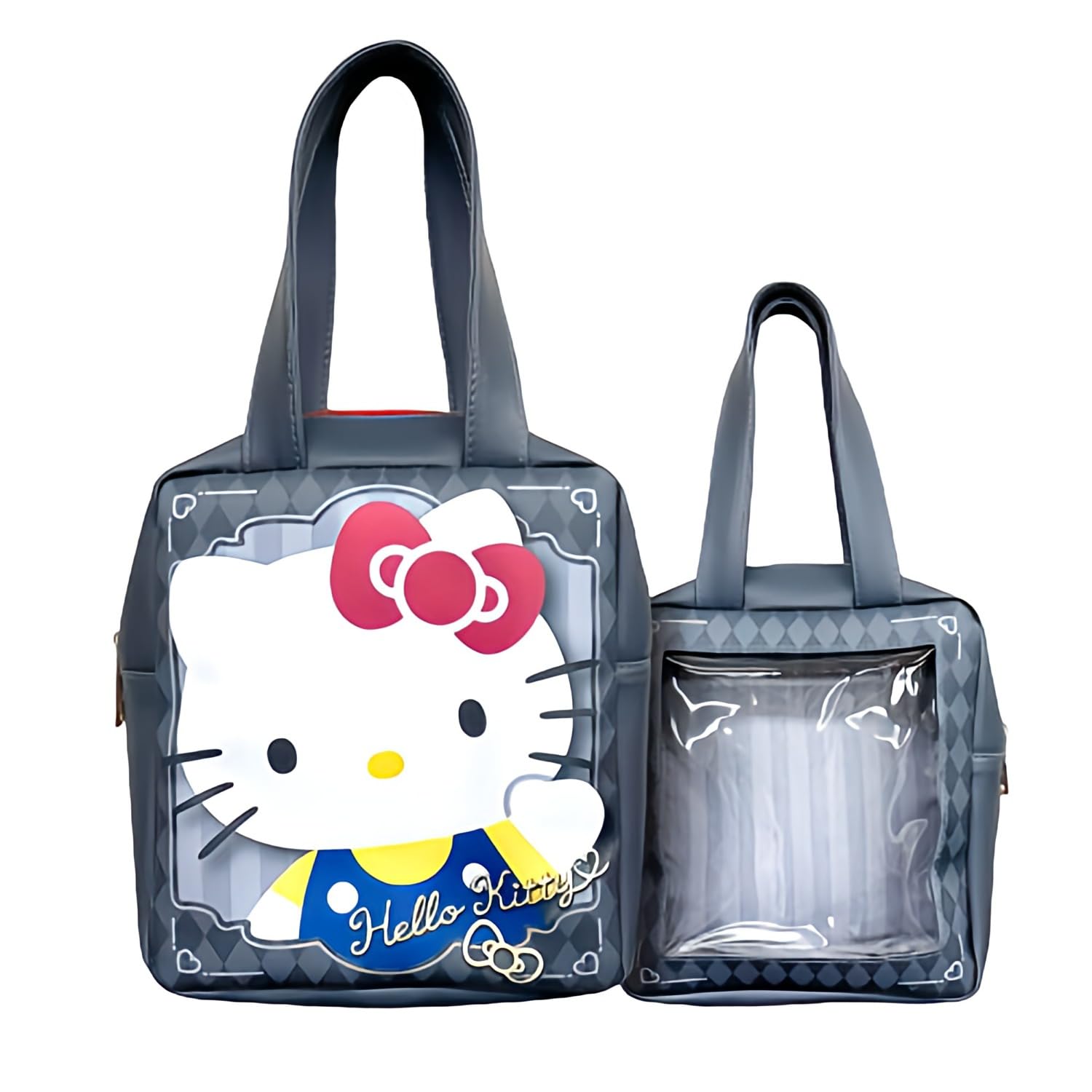 Hatayama Shoji Sanrio Printed Tote Bag with Clear Window Favorite Hello Kitty Approximately H20 x W18 x D7cm 34202168 Size
Hatayama Shoji Sanrio Printed Tote Bag with Clear Window Favorite Hello Kitty Approximately H20 x W18 x D7cm 34202168 Size