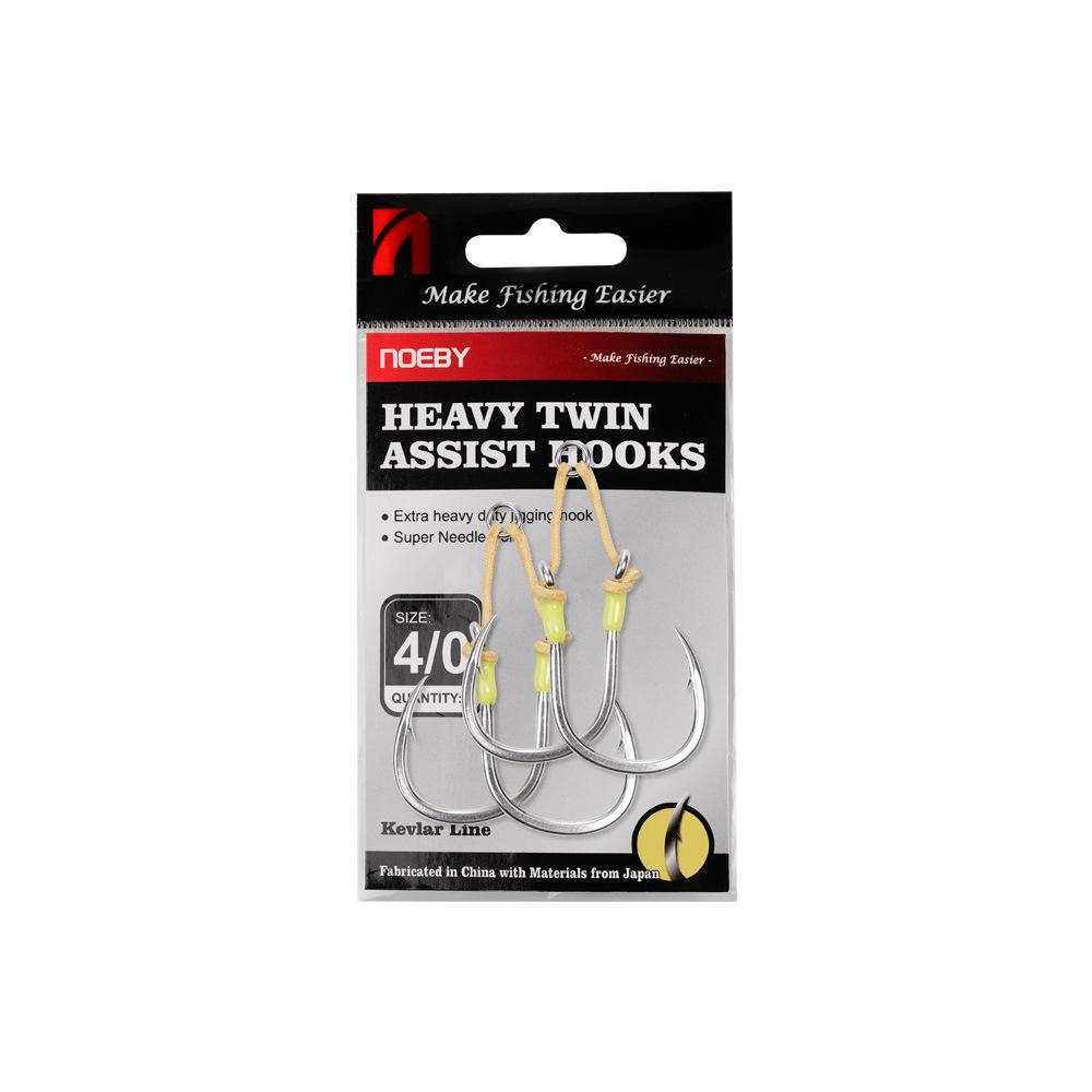 Noeby Norby Anti-Rust Fishing Iron Plate for Mackerel and Tuna Assorted Set 3/0-7/0
Noeby Norby Anti-Rust Fishing Iron Plate for Mackerel and Tuna Assorted Set 3/0-7/0