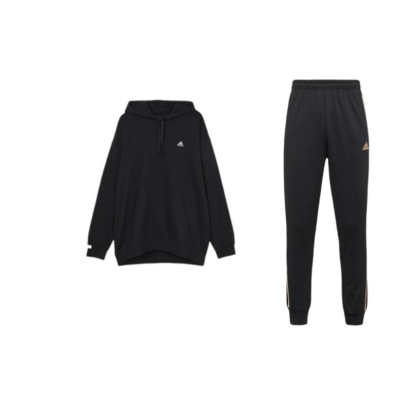 Adidas Толстовка с капюшоном, удобная толстовка с длинным рукавом, эластичные манжеты, спортивные штаны, повседневный спортивный комплект, мужские толстовки и спортивные штаны, черный цвет TR30P1R-BG+IV7600 S
Adidas Толстовка с капюшоном, удобная толстовка с длинным рукавом, эластичные манжеты, спортивные штаны, повседневный спортивный комплект, мужские толстовки и спортивные штаны, черный цвет TR30P1R-BG+IV7600 S