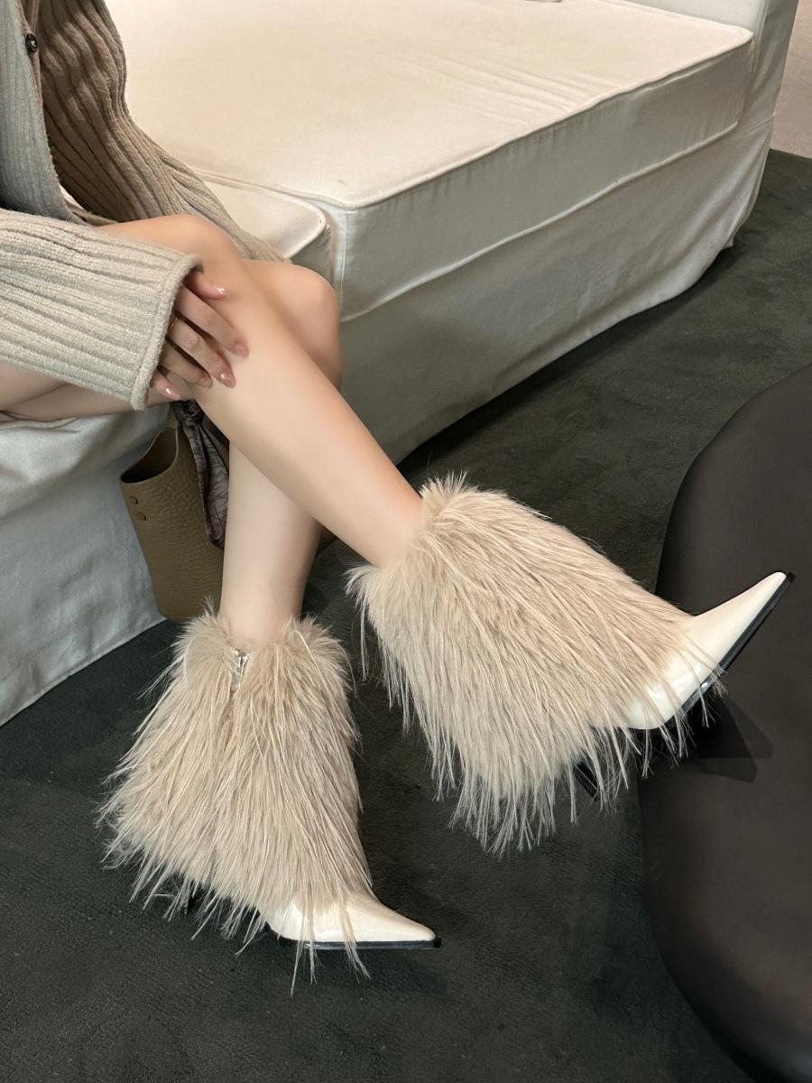 Новые меховые меховые короткие ботинки теплые модные женские туфли 2025 осень и зима новые остроносые высокие женские ботинки зимние ботинки 39
Новые меховые меховые короткие ботинки теплые модные женские туфли 2025 осень и зима новые остроносые высокие женские ботинки зимние ботинки 39