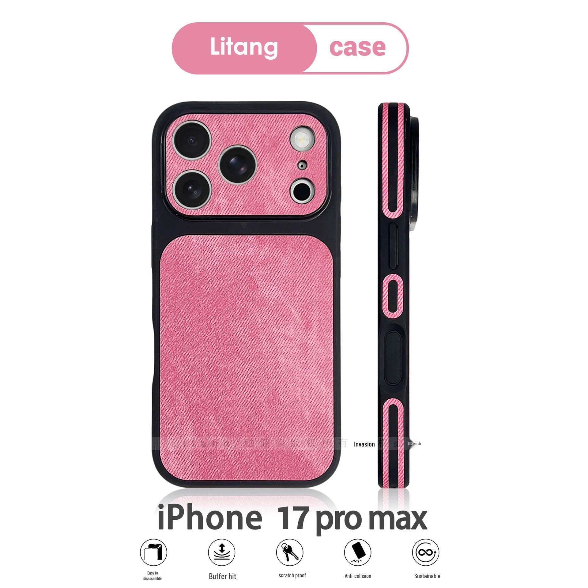 iPhone 17 Pro Max Denim Leather Full Coverage Case with Drop Protection and Large Window 17
iPhone 17 Pro Max Denim Leather Full Coverage Case with Drop Protection and Large Window 17