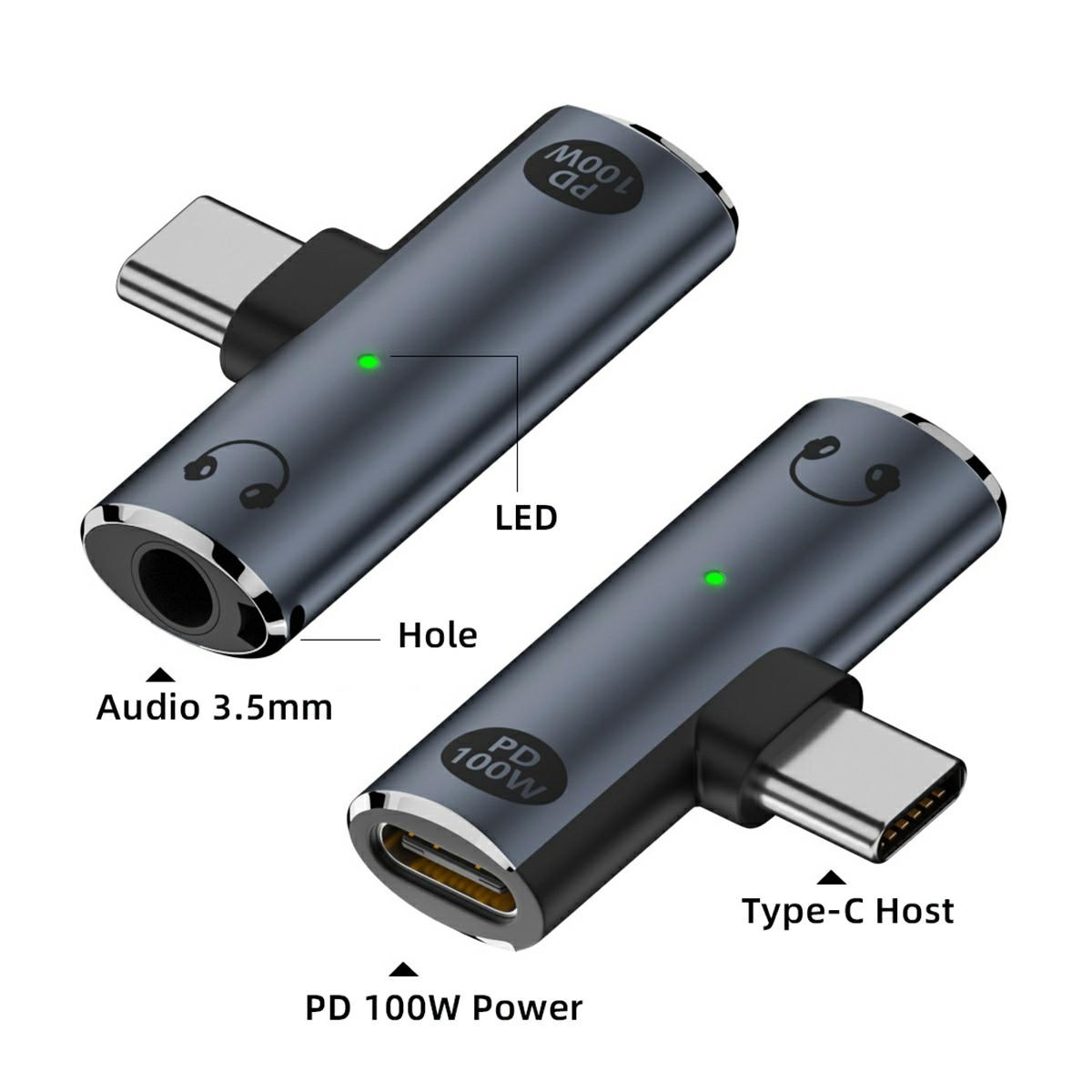 UC-075-PD Type-C to 3.5mm Audio DAC AUX Music+100W PD Power CS201 Chip Adapter for Laptop Tablet Phone As Shown A
UC-075-PD Type-C to 3.5mm Audio DAC AUX Music+100W PD Power CS201 Chip Adapter for Laptop Tablet Phone As Shown A