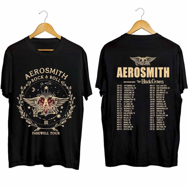 Футболка из плотного хлопка 300GSM Aerosmith -2025 Североамериканская рубашка прощального тура Рубашка для фанатов группы Aerosmith Рубашка Aerosmith Farewell Tour
Футболка из плотного хлопка 300GSM Aerosmith -2025 Североамериканская рубашка прощального тура Рубашка для фанатов группы Aerosmith Рубашка Aerosmith Farewell Tour