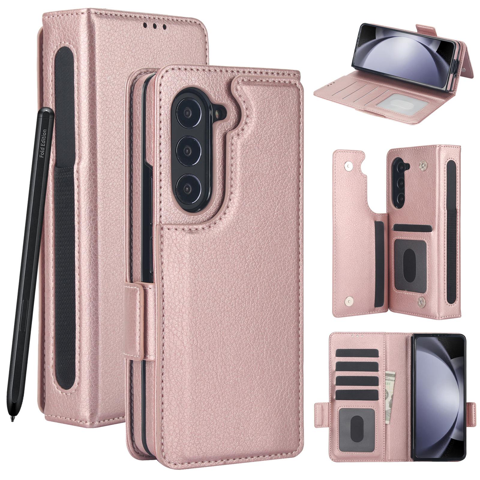 Case for Samsung Galaxy Z Fold 5 PU leather , with card slots and S Pen compartment розовый
Case for Samsung Galaxy Z Fold 5 PU leather , with card slots and S Pen compartment розовый