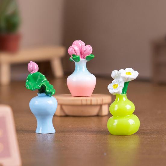 4Pcs Mini Vase Ornament Healing Mini Garden Stress Relief Partner Resin Bouquet Desktop Narrative Sense Decor 4pcs
4Pcs Mini Vase Ornament Healing Mini Garden Stress Relief Partner Resin Bouquet Desktop Narrative Sense Decor 4pcs