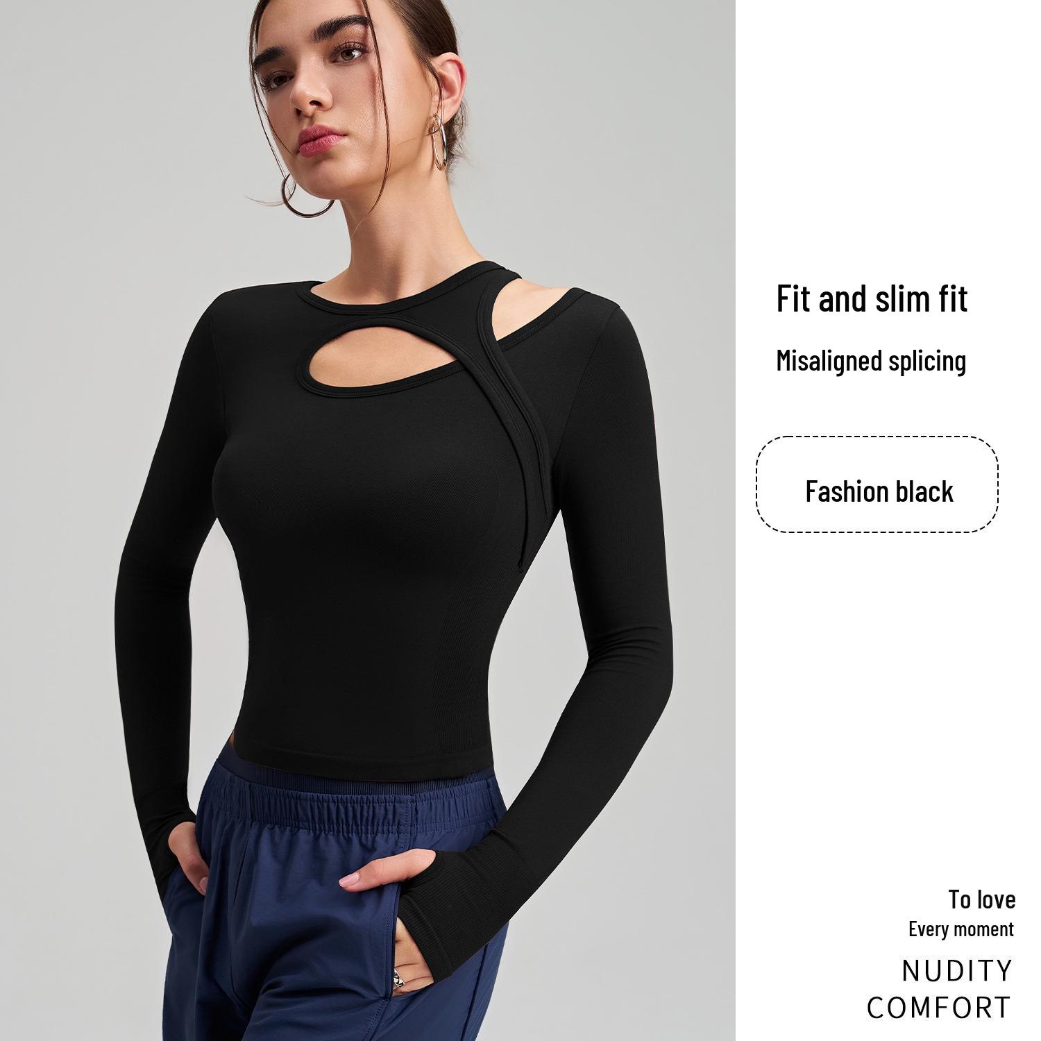 Women s Asymmetrical Cutout Long Sleeve Yoga Top M
Women s Asymmetrical Cutout Long Sleeve Yoga Top M