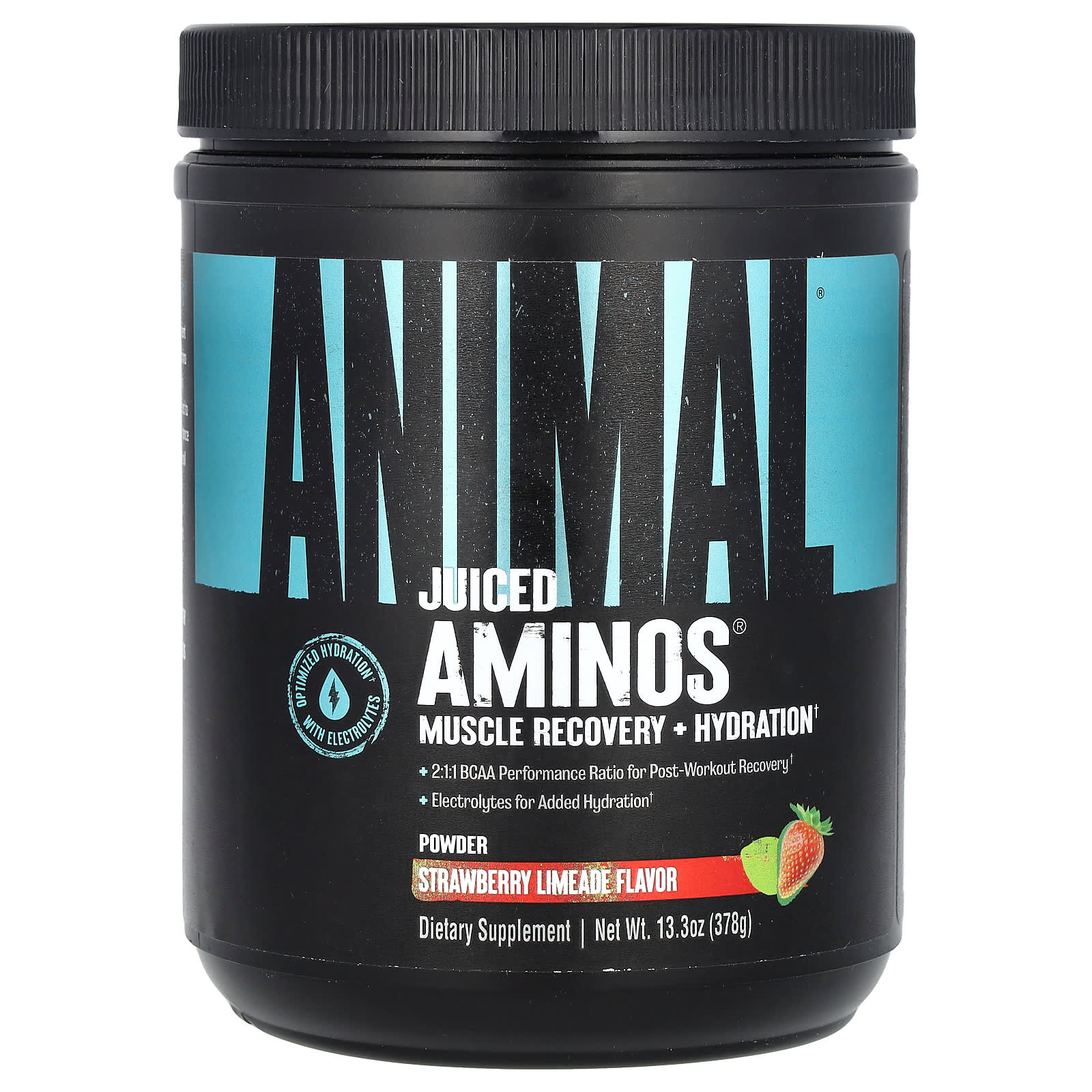 Animal, Juiced Aminos, intra/post-workout formula, strawberry limeade flavor, 366 g (12.9 oz)
Animal, Juiced Aminos, intra/post-workout formula, strawberry limeade flavor, 366 g (12.9 oz)
