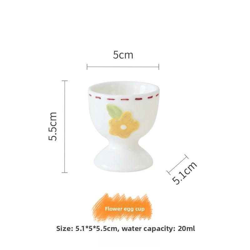 Creative Relief Mug Single Egg Holder High Temperature Ceramic Cup Cute Rabbit Flower Egg Cup 50ml
Creative Relief Mug Single Egg Holder High Temperature Ceramic Cup Cute Rabbit Flower Egg Cup 50ml