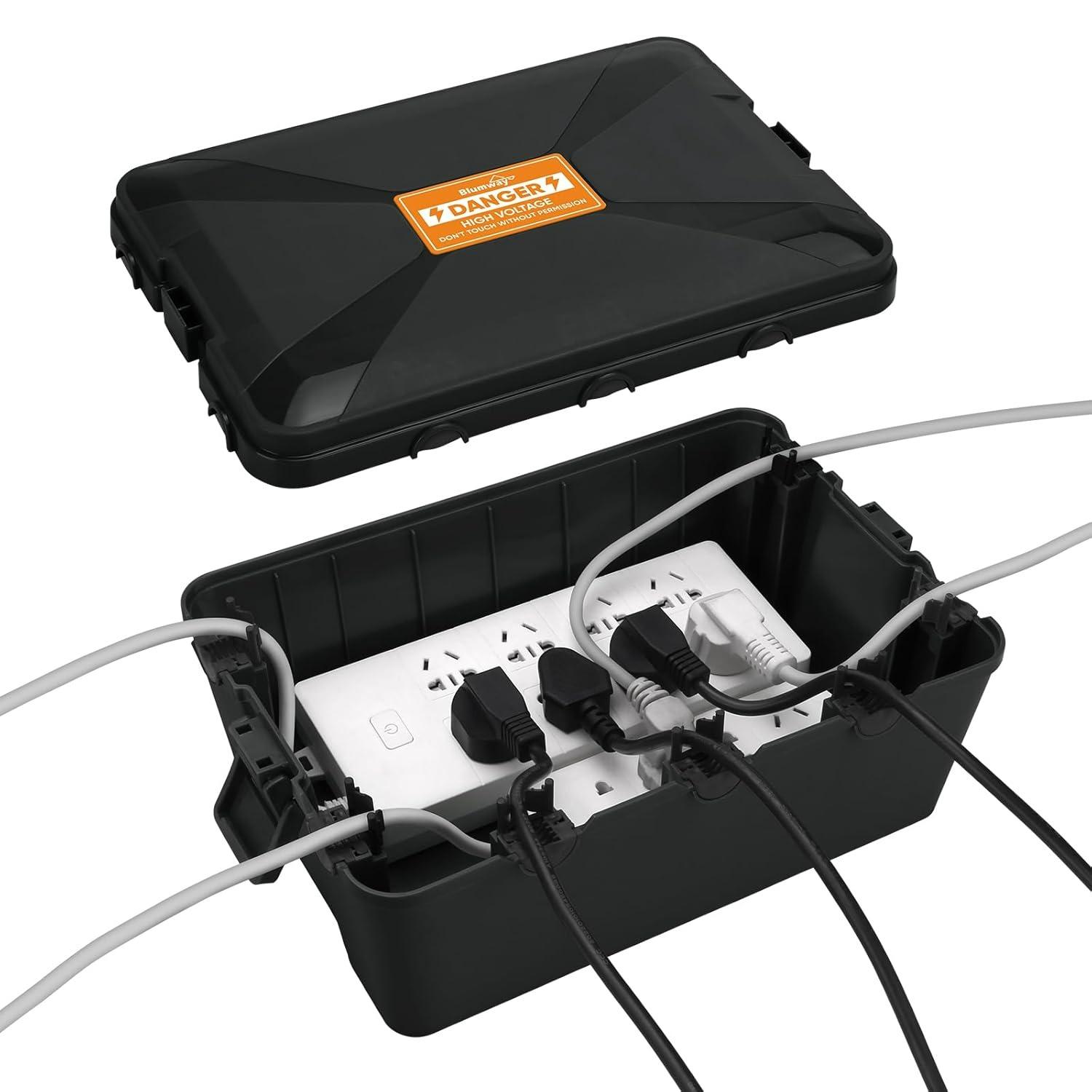 Outdoor Electrical Box (12.5x8.5x5 inch), IP54 Waterproof Outdoor Outlet Extension Cord Cover Weatherproof, Protect Outlet, Plug,Power Strip,Timer. чорний
Outdoor Electrical Box (12.5x8.5x5 inch), IP54 Waterproof Outdoor Outlet Extension Cord Cover Weatherproof, Protect Outlet, Plug,Power Strip,Timer. чорний