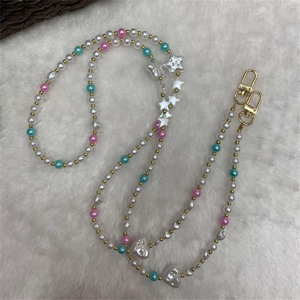 Ремінець-кросбоді для телефону з бісеру 120 см, прикраса у вигляді зірки та серця, ланцюжок для телефону, шнурок з петлею
Ремінець-кросбоді для телефону з бісеру 120 см, прикраса у вигляді зірки та серця, ланцюжок для телефону, шнурок з петлею