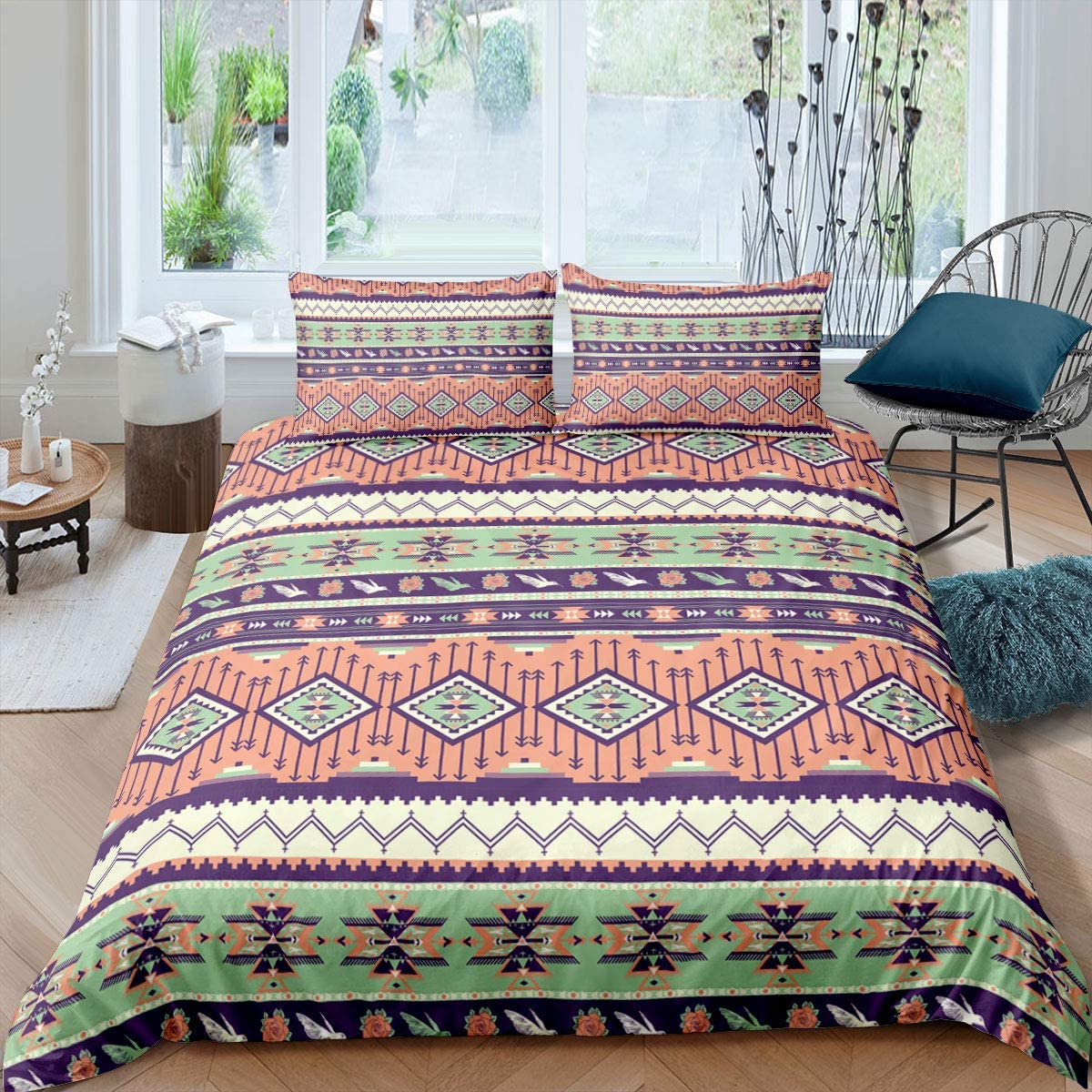 Retro Flowers Pattern Duvet Cover Geometric Image Polyester Comforter Cover For Teens Adults Bedroom Decor With Pillowcase EU single(135x200cm)
Retro Flowers Pattern Duvet Cover Geometric Image Polyester Comforter Cover For Teens Adults Bedroom Decor With Pillowcase EU single(135x200cm)