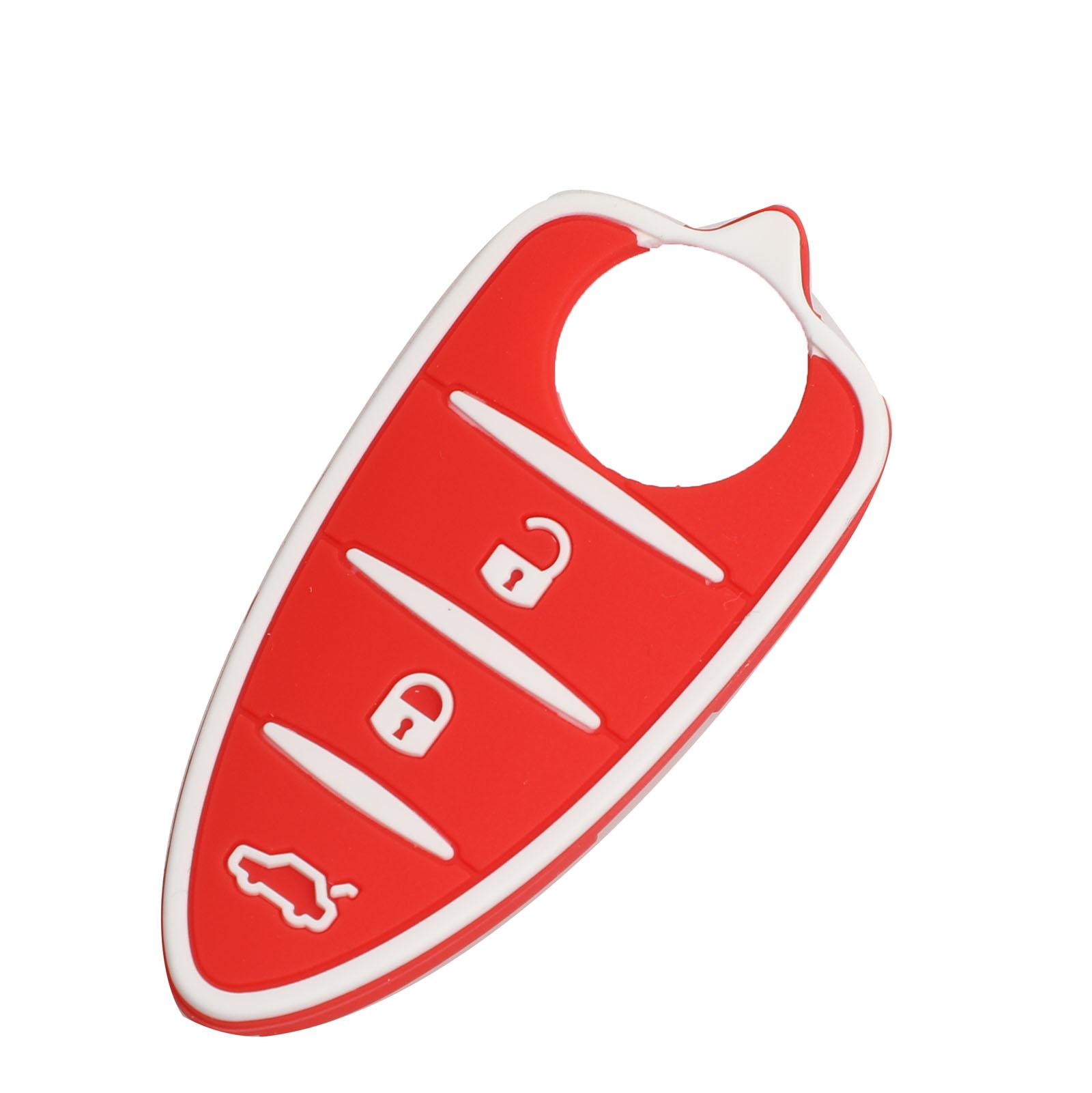 Jingyuqin Автомобильный брелок для ключей Резиновая накладка Чехол 3 кнопки для Alfa Romeo Mito Giulietta 159 GTA Чехол Чехол красный
Jingyuqin Автомобильный брелок для ключей Резиновая накладка Чехол 3 кнопки для Alfa Romeo Mito Giulietta 159 GTA Чехол Чехол красный