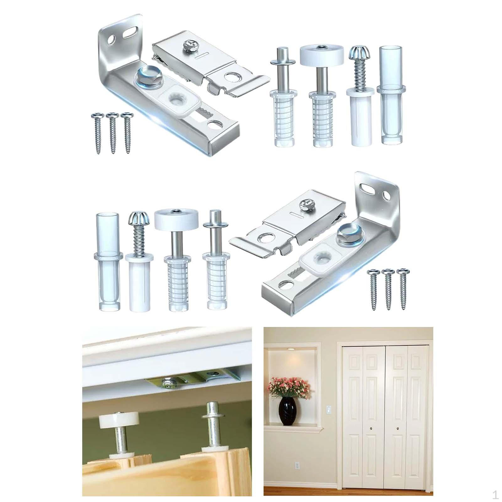 Bifold Door Hardware Repair Kit for 7/8 to 1 Track Guide Wheel Parts Thick Sliding Doors
Bifold Door Hardware Repair Kit for 7/8 to 1 Track Guide Wheel Parts Thick Sliding Doors