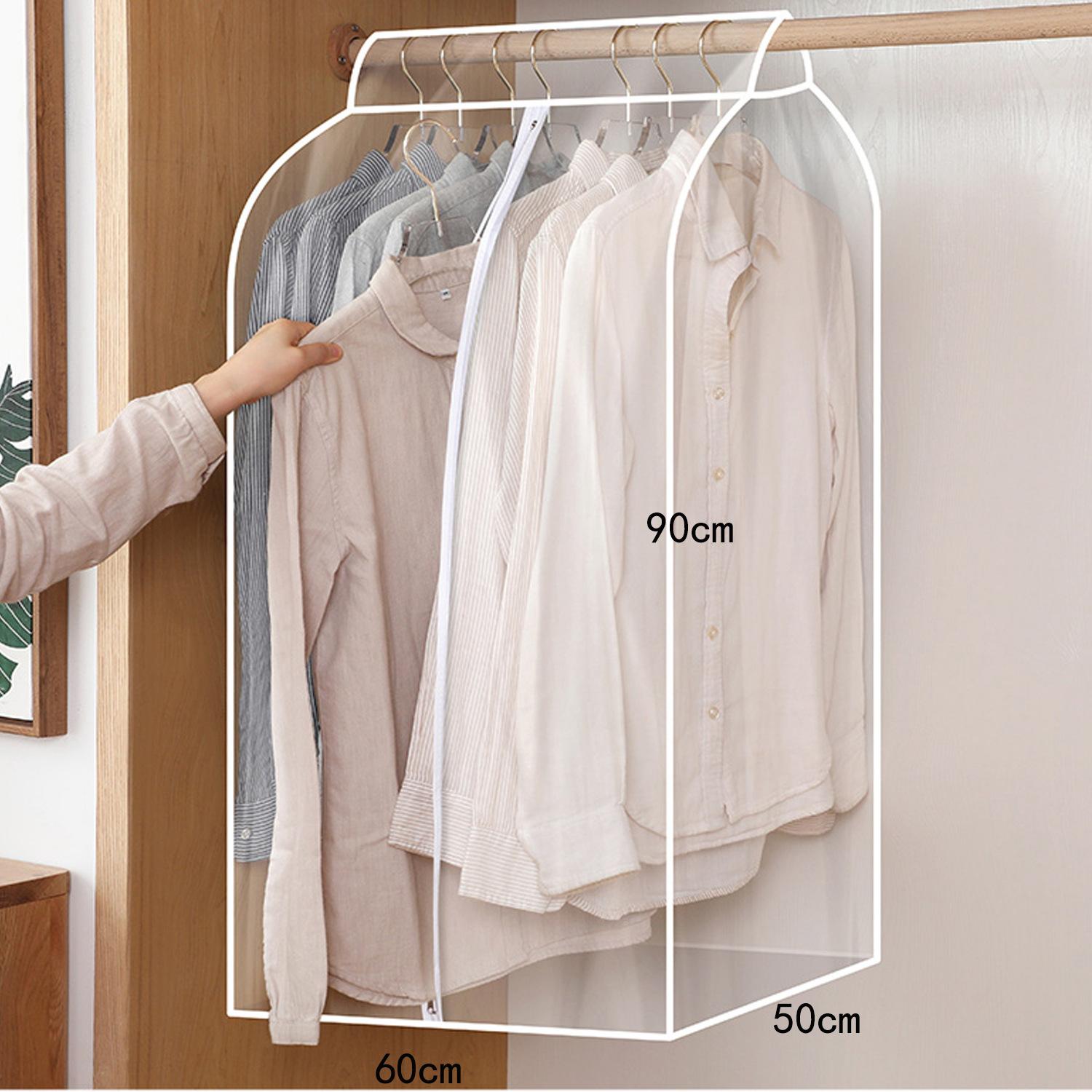 Transparent 3D Garment Bag Hanging Clothes Cover Thick Washable Waterproof Dust Cover for Coats Dresses 60*30*90cm
Transparent 3D Garment Bag Hanging Clothes Cover Thick Washable Waterproof Dust Cover for Coats Dresses 60*30*90cm