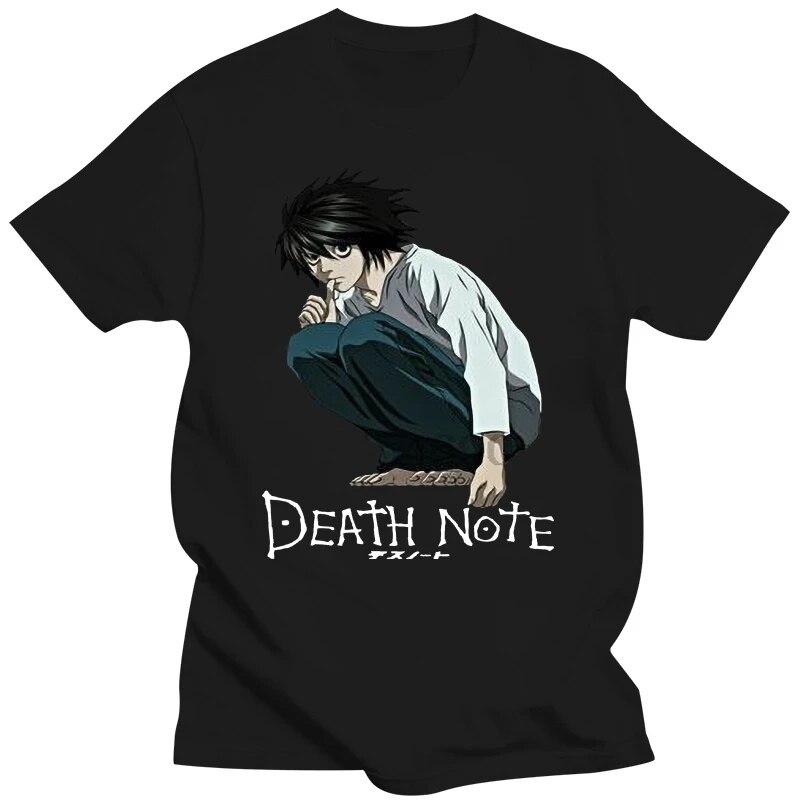Япония Аниме Death Note L Кира Футболка с графическим принтом Мужчины Женщины Футболки большого размера Четыре сезона Модная футболка Harajuku Индивидуальная мужская футболка
Япония Аниме Death Note L Кира Футболка с графическим принтом Мужчины Женщины Футболки большого размера Четыре сезона Модная футболка Harajuku Индивидуальная мужская футболка