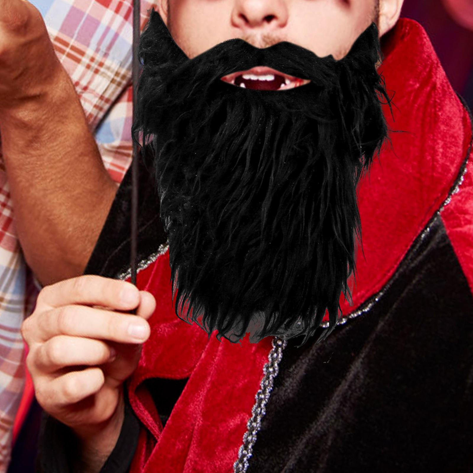 Хэллоуин Борода Регулируемая Эластичная Веревка Накладные Усы для Мужчин Игра Маскировка Black
Хэллоуин Борода Регулируемая Эластичная Веревка Накладные Усы для Мужчин Игра Маскировка Black